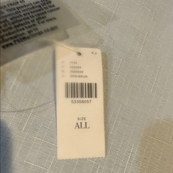 Anthropologie Tan Leather Clutch with Tassel - Picture 3 of 8